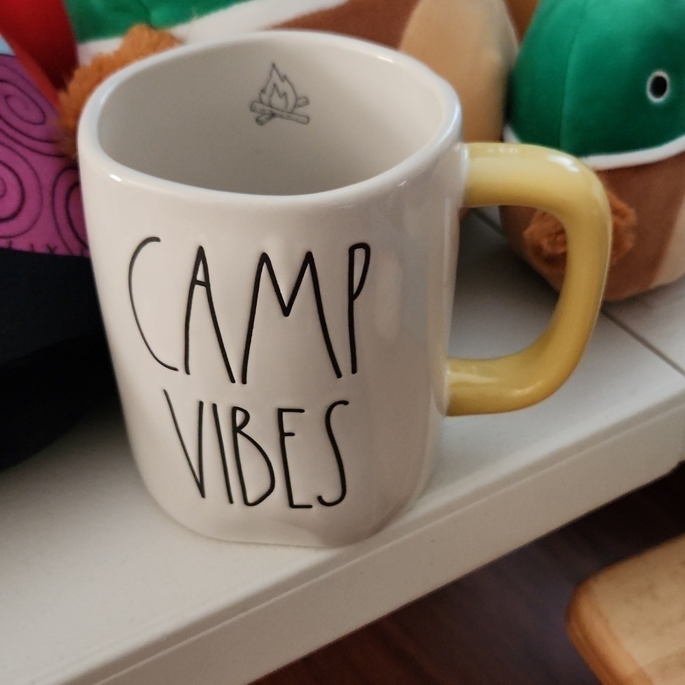 Rae Dunn Camp Vibes mug coffee cup new no tag